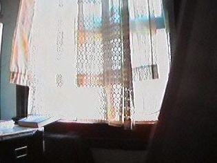 Curtains blowing in the wind