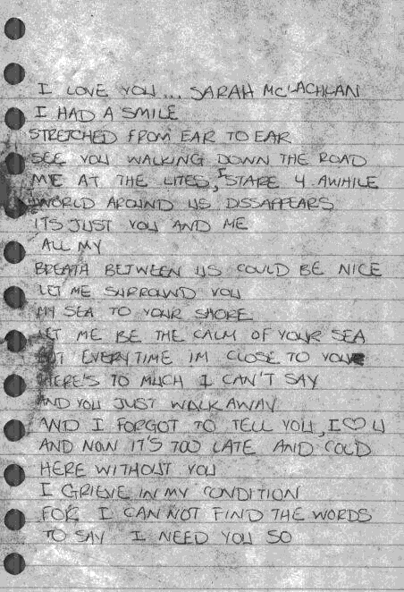 Sarah's Poem